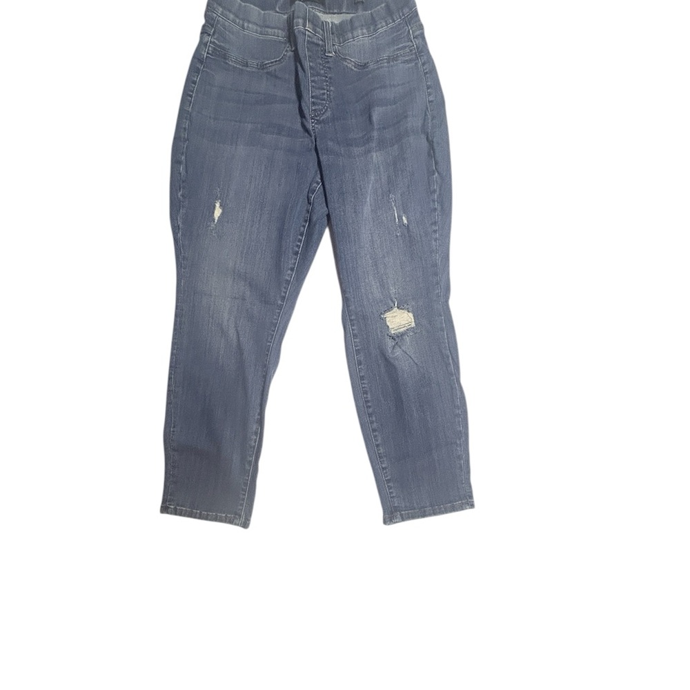 Judy Blue Distressed Boyfriend Jeans in Blue 14W